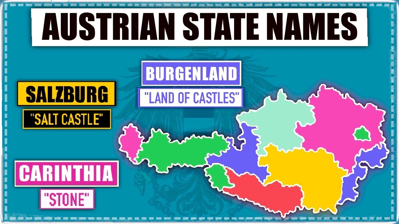 How AUSTRIAN states got their names and nickname?