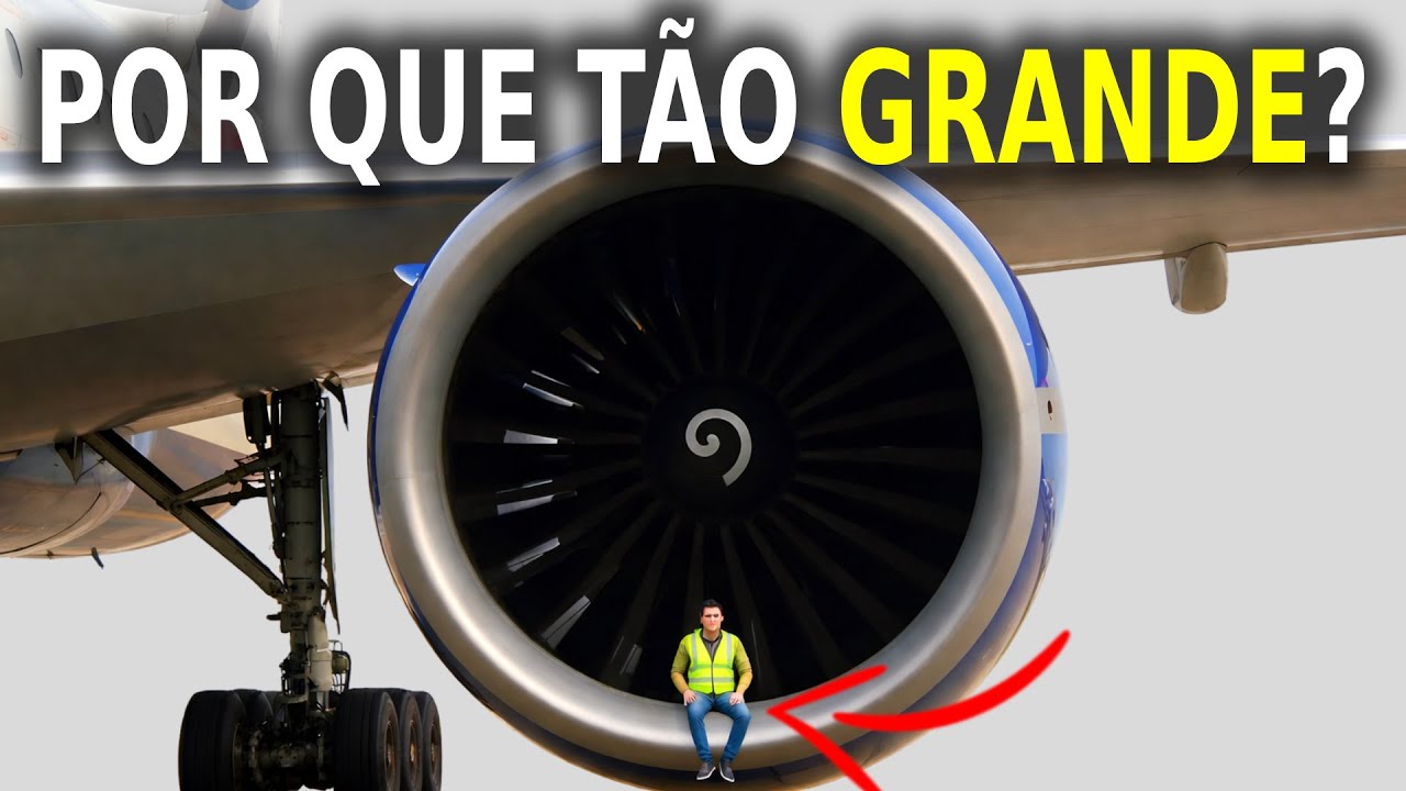 Por que os MOTORES dos Aviões São TÃO enormes?