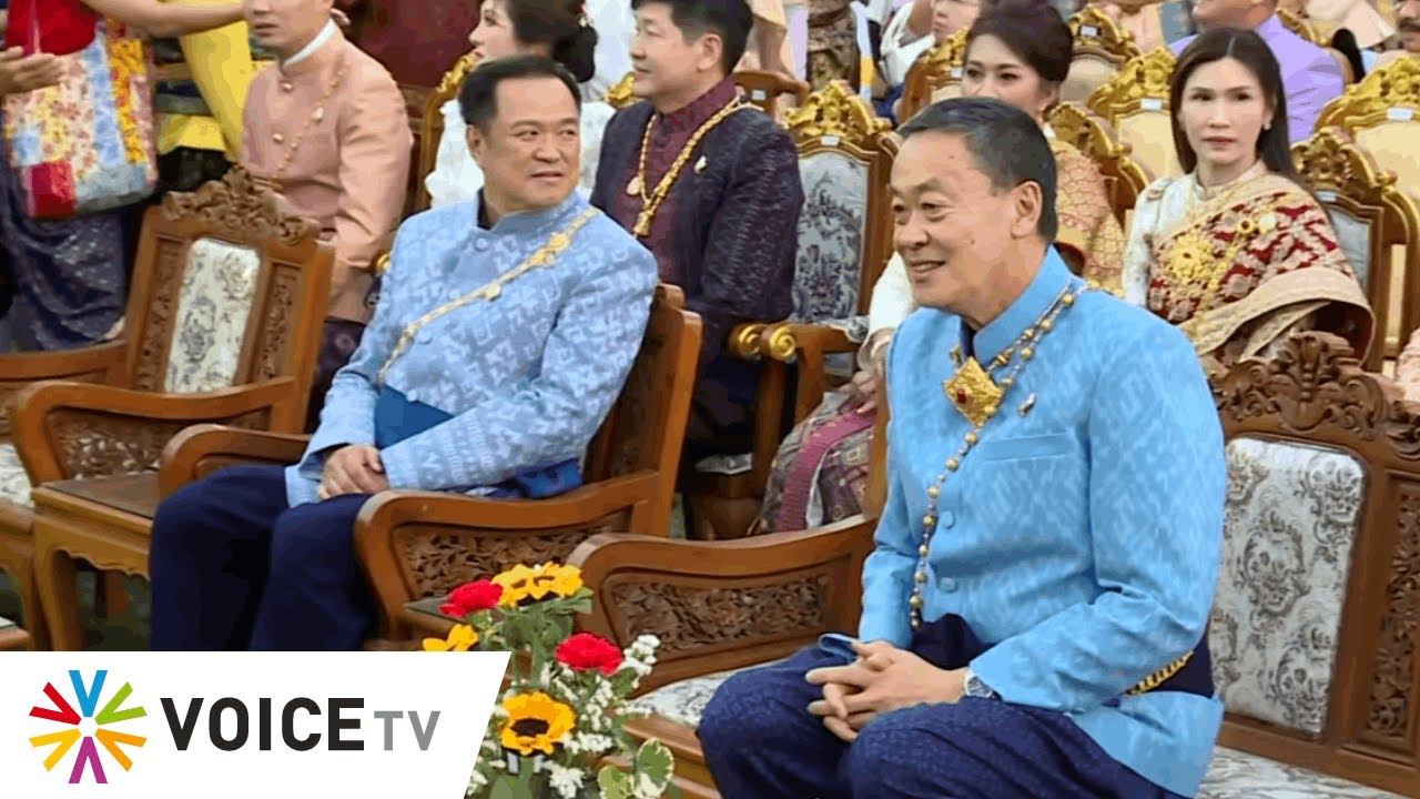 LIVE! ‘นายกฯเศรษฐา’แต่งผ้าไทย ชุดโจงกระเบน เปิดงานแผ่นดินสมเด็จพระนารายณ์ฯ จ.ลพบุรี พร้อมชมขบวนนบพระ