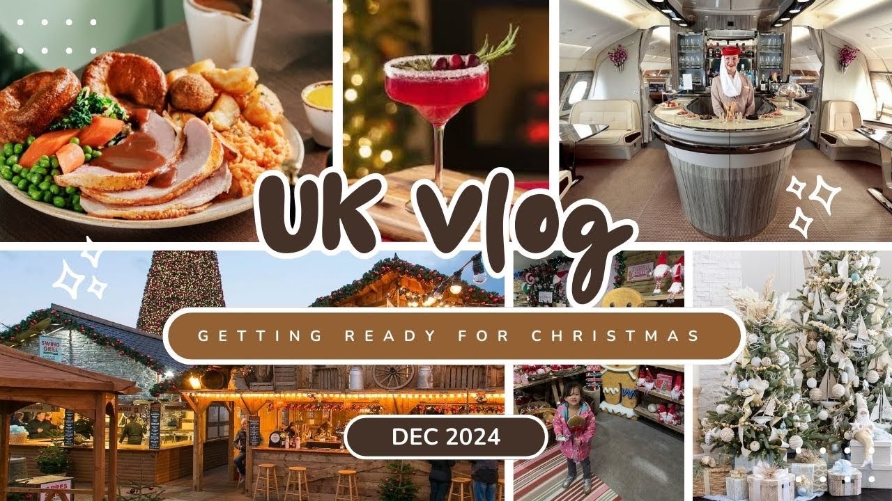 UK Vlog 2024 | Emirates Business Class | Resorts World Birmingham | Christmas Preparations