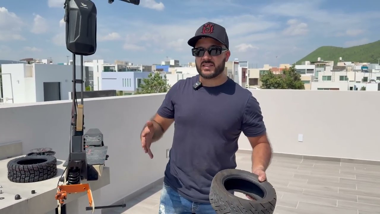 Sustitución de neumáticos para scooter eléctrico HONEYWHALE H4 #scooter #escooterlife #escooter