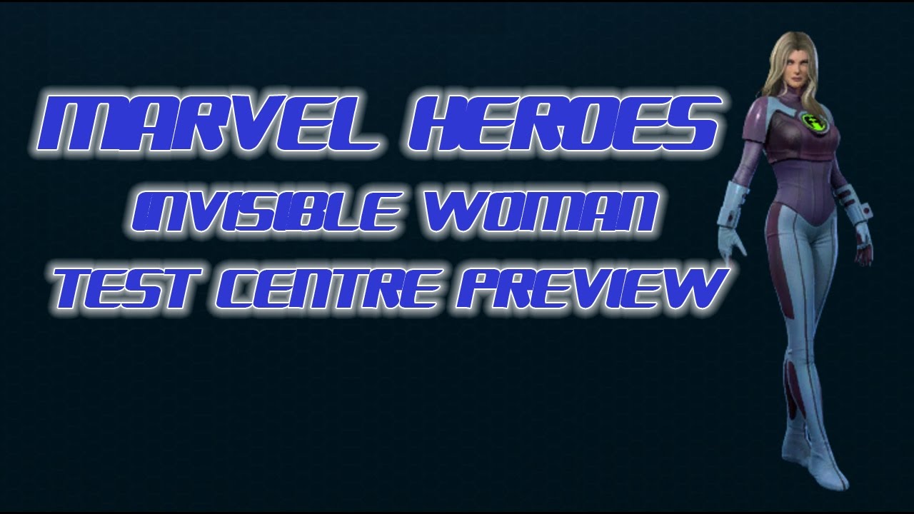 Invisible Woman preview 10/12/16 Test centre build - Marvel Heroes Omega (PC)