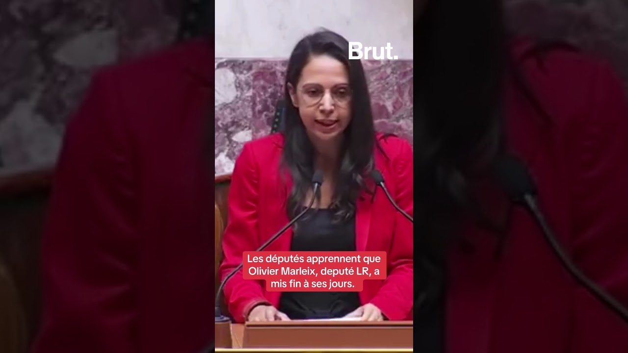 Les d&eacute;put&eacute;s apprennent en pleine s&eacute;ance dans l&rsquo;h&eacute;micycle le d&eacute;c&egrave;s d'Olivier Marleix, deput&eacute; LR.