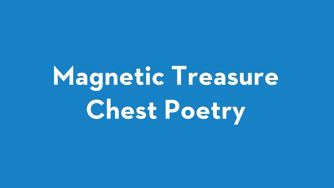 Magnetic Treasure Chest Poetry Craft