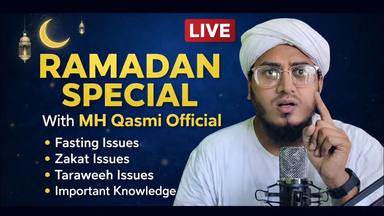 Ramdan Special With MH Qasmi Official.  Important Questions Answers