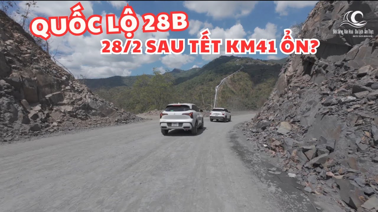 28/2 Quốc lộ 28B Nhộn Nhịp Trở Lại, Máy Móc Thi Công Xe Cộ Lưu Thông Ổn Định
