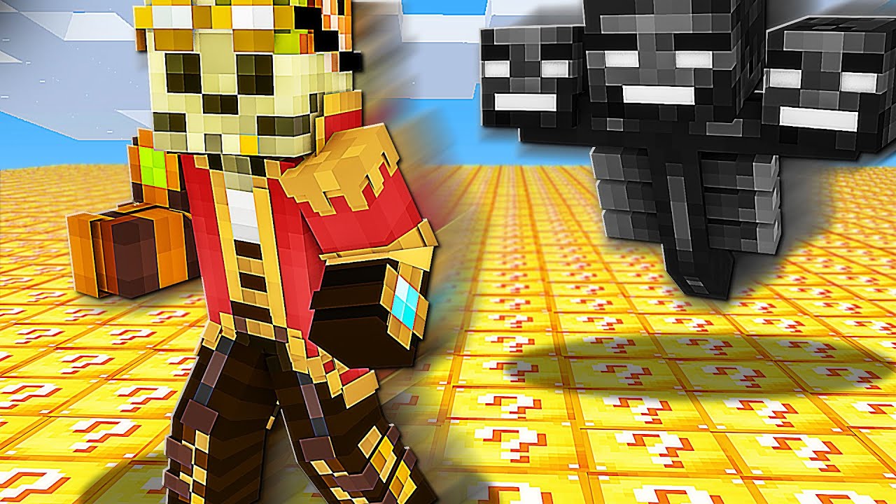 PŁASKI ŚWIAT ZROBIONY TYLKO LUCKY BLOCK W MINECRAFT TO NAJTRUDNIEJSZY CHALLENGE JAKI GRALIŚMY