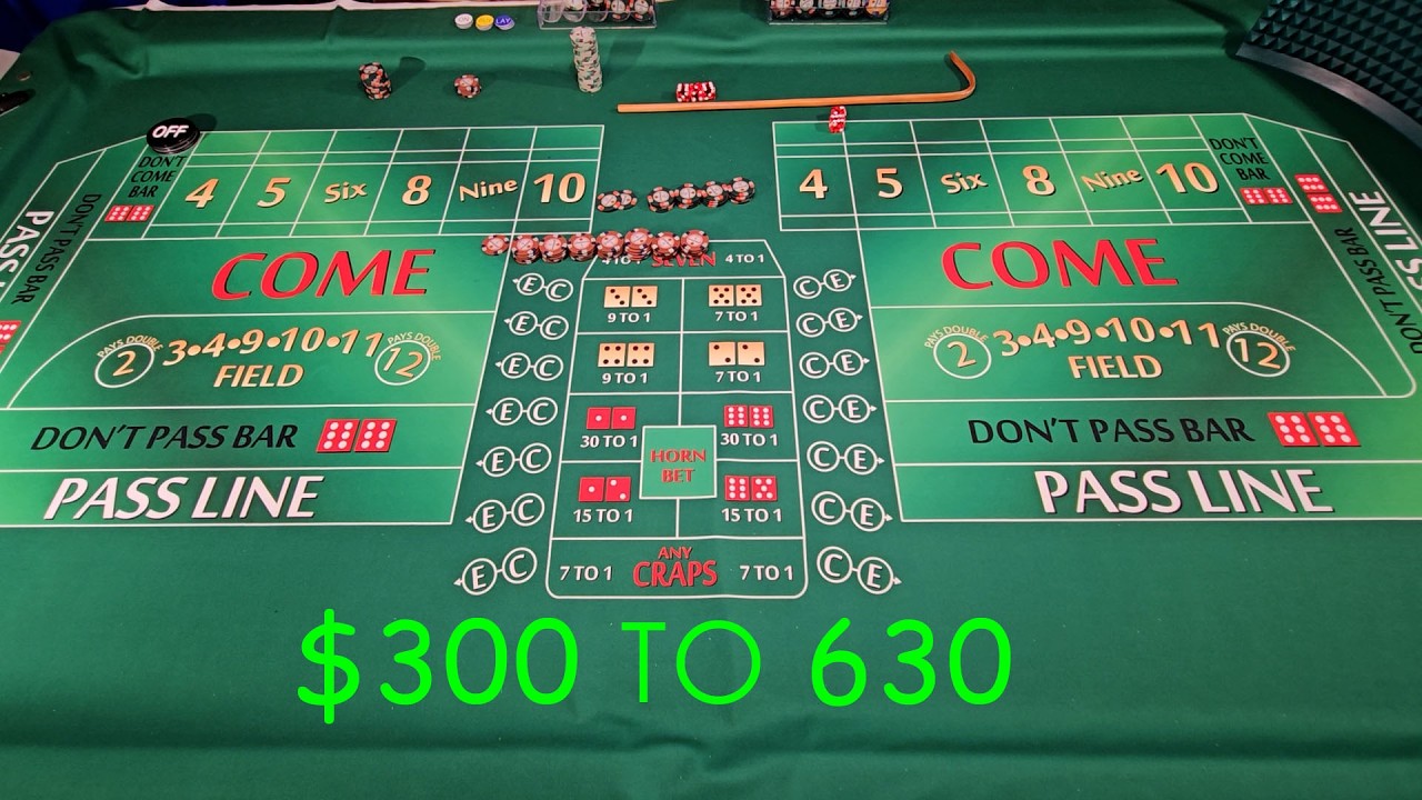 Craps Strategy Test (Iron Cross) 1.1