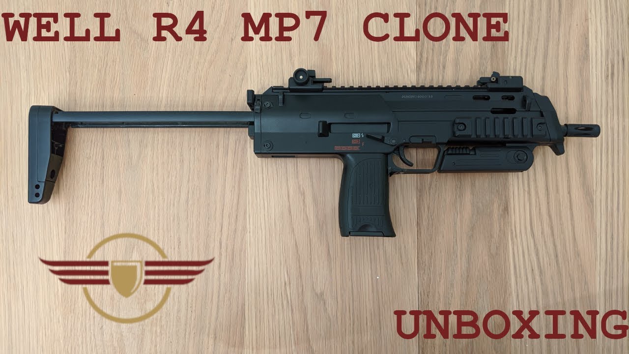 [UNBOXING] WELL R4 MP7 CLONE SMG - compact CQB weapon