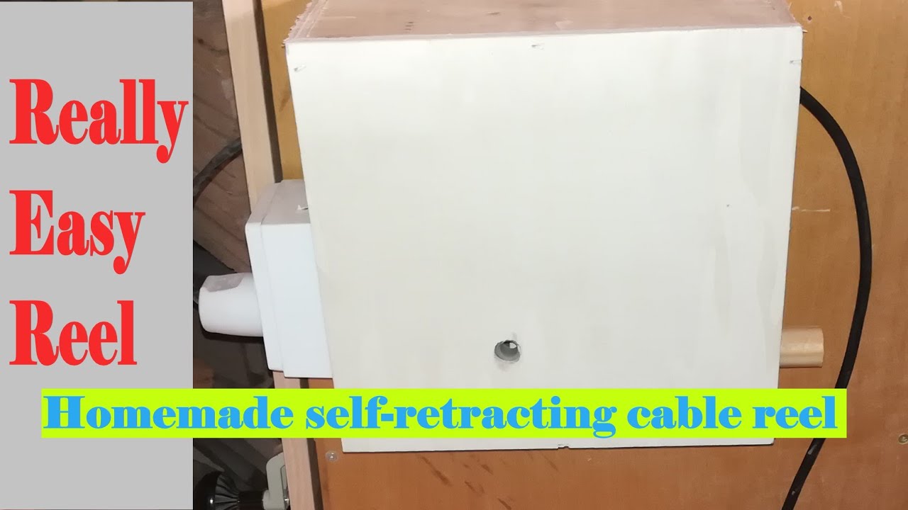 Homemade Self retracting Cable Reel