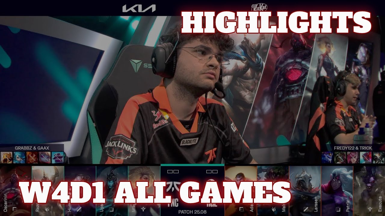 LEC Spring 2025 W4D1 - All Games Highlights | Full Day Week 4 Day 1 LEC Spring  2025