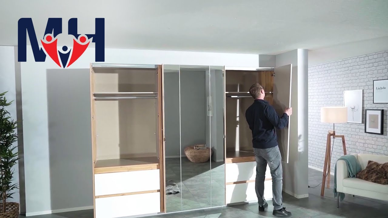 Montaj complet dulap usi cu balamale