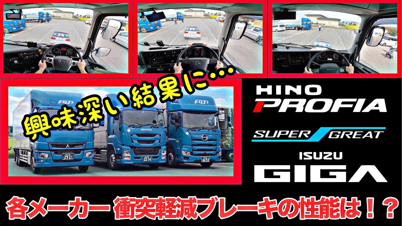Heavy duty truck|What is the performance of each manufacturer's collision avoidance system