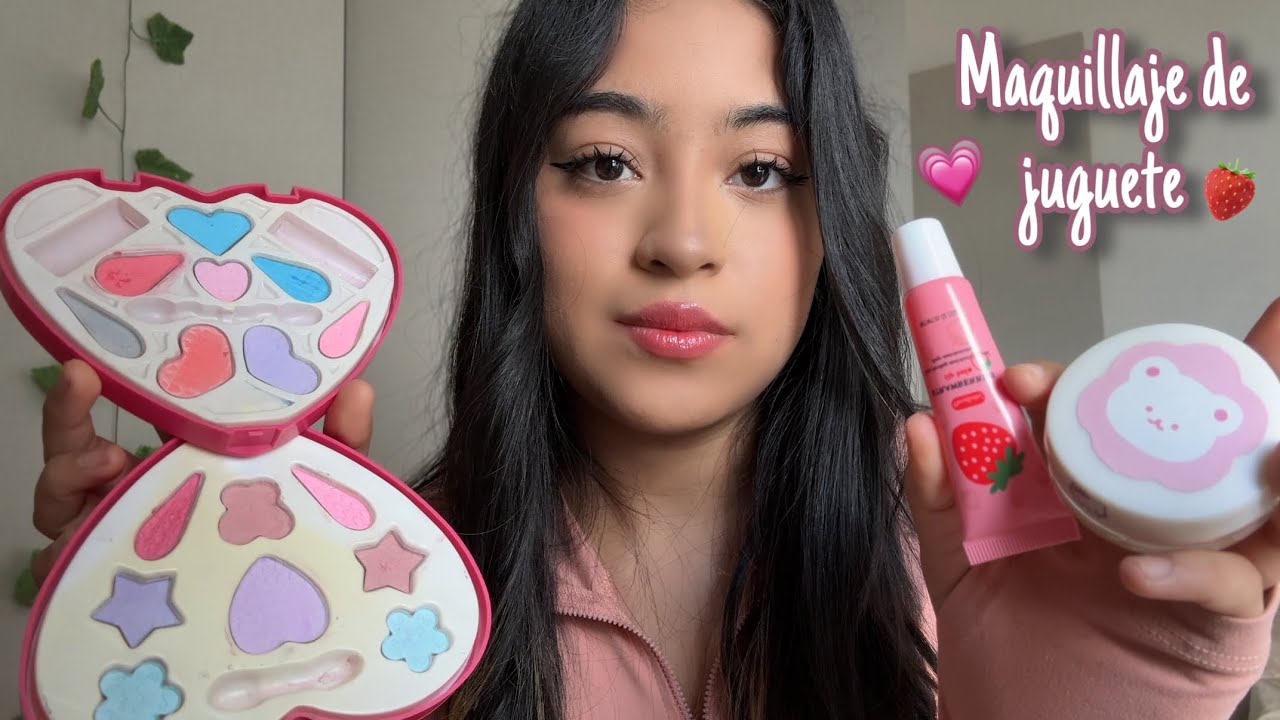 ASMR te maquillo con maquillaje de juguete 💄🧸 roleplay 💕