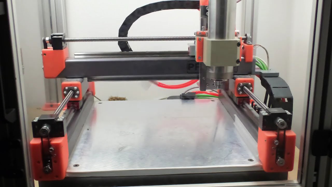 PrintNC mini running some F360 gcode.