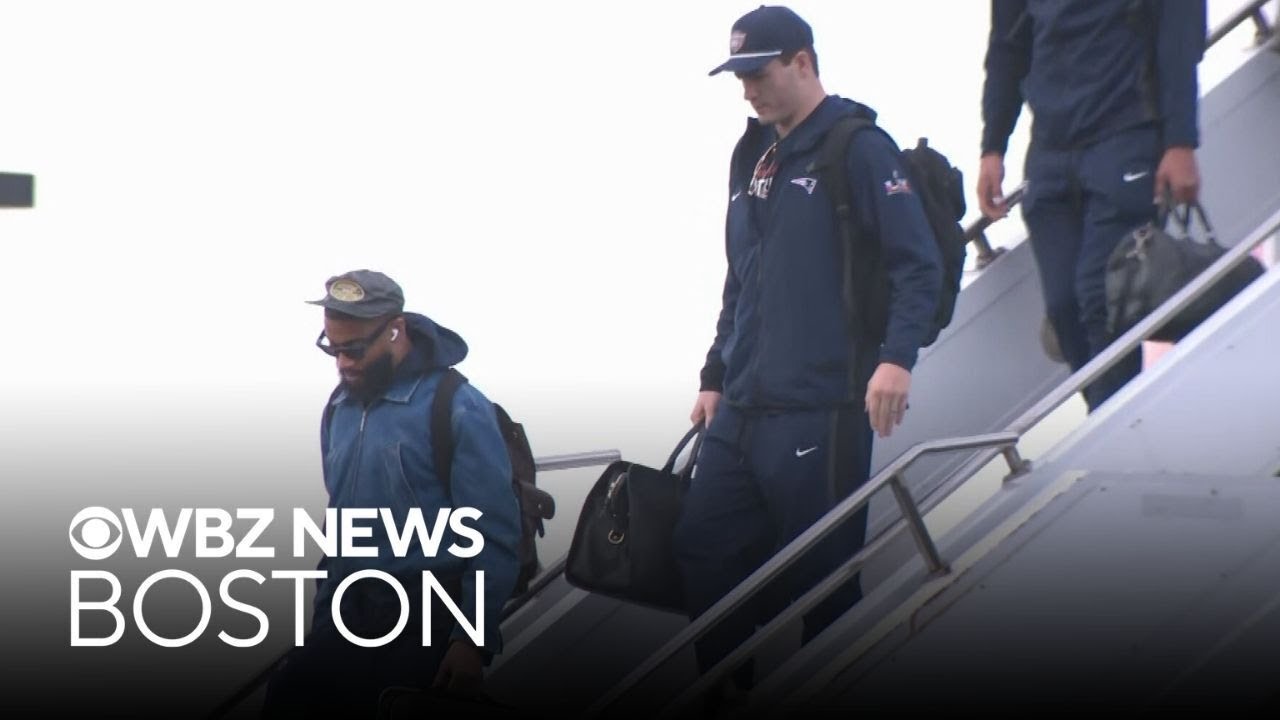 New England Patriots land in California for Super Bowl LX