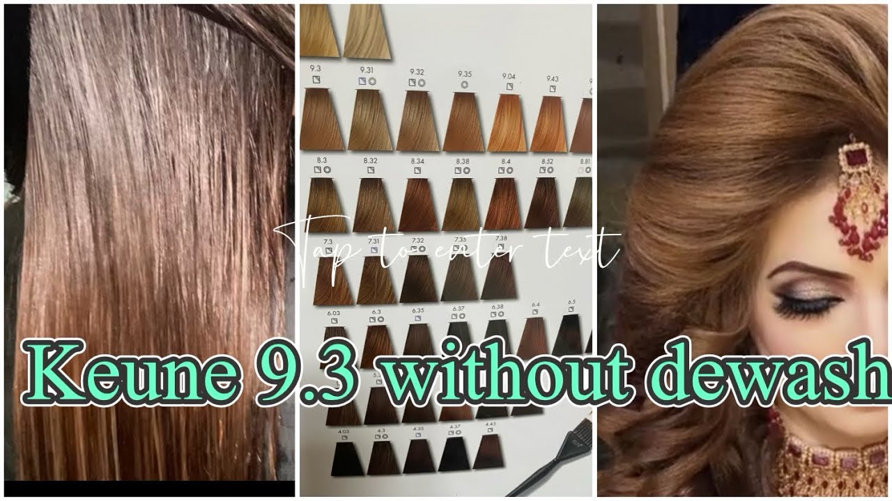 How to achieve keune 9.3 7.32 without bleach wash 👍💕👌👌✅💯
