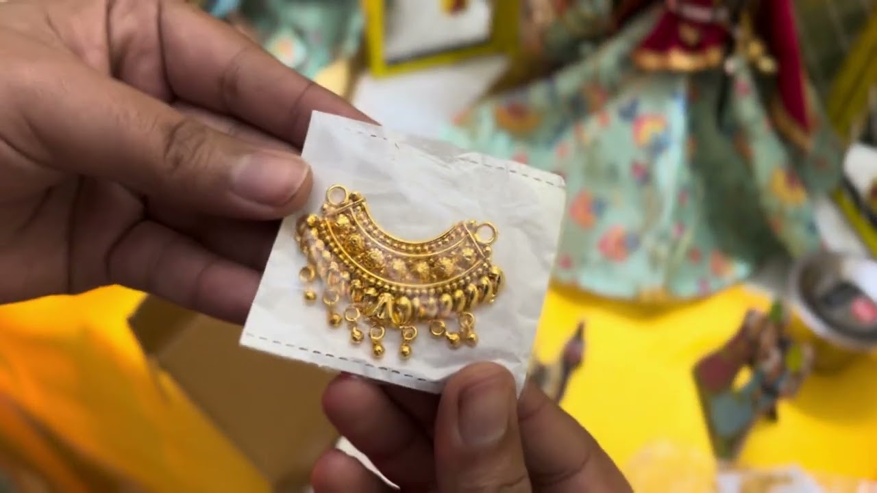राधा रानी जी के लिए सुंदर ज्वेलरी 🌸💖#radharani #jewellery #youtube #krishna 