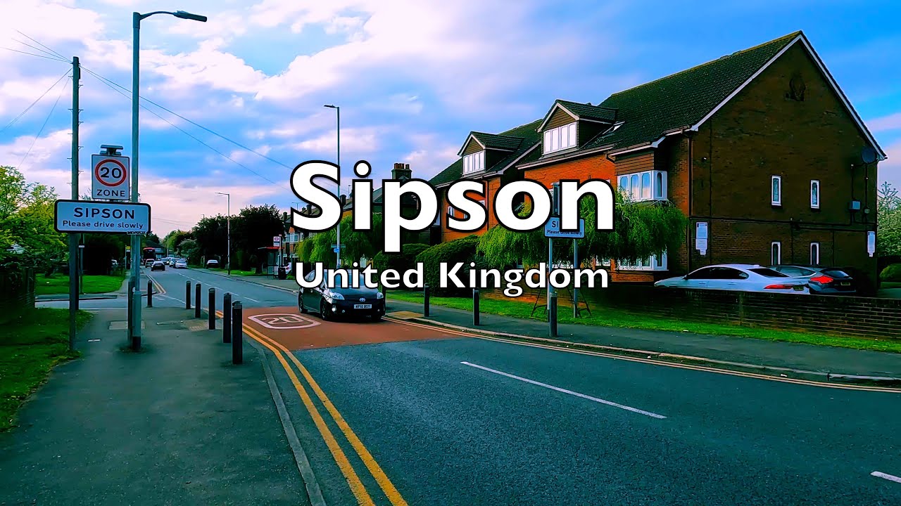Running through Sipson, London Heathrow airport, UK