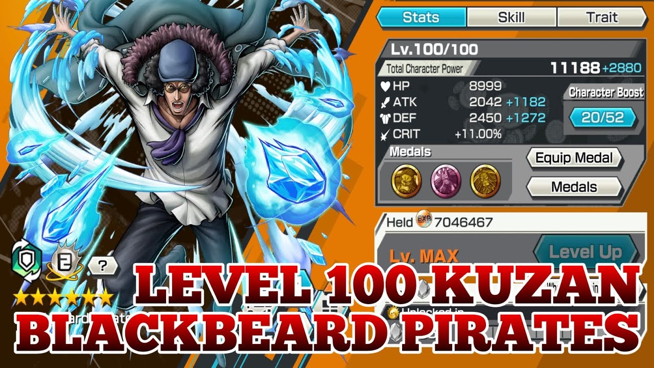 LEVEL 100 EXTREME KUZAN GAMEPLAY | ONE PIECE BOUNTY RUSH | OPBR