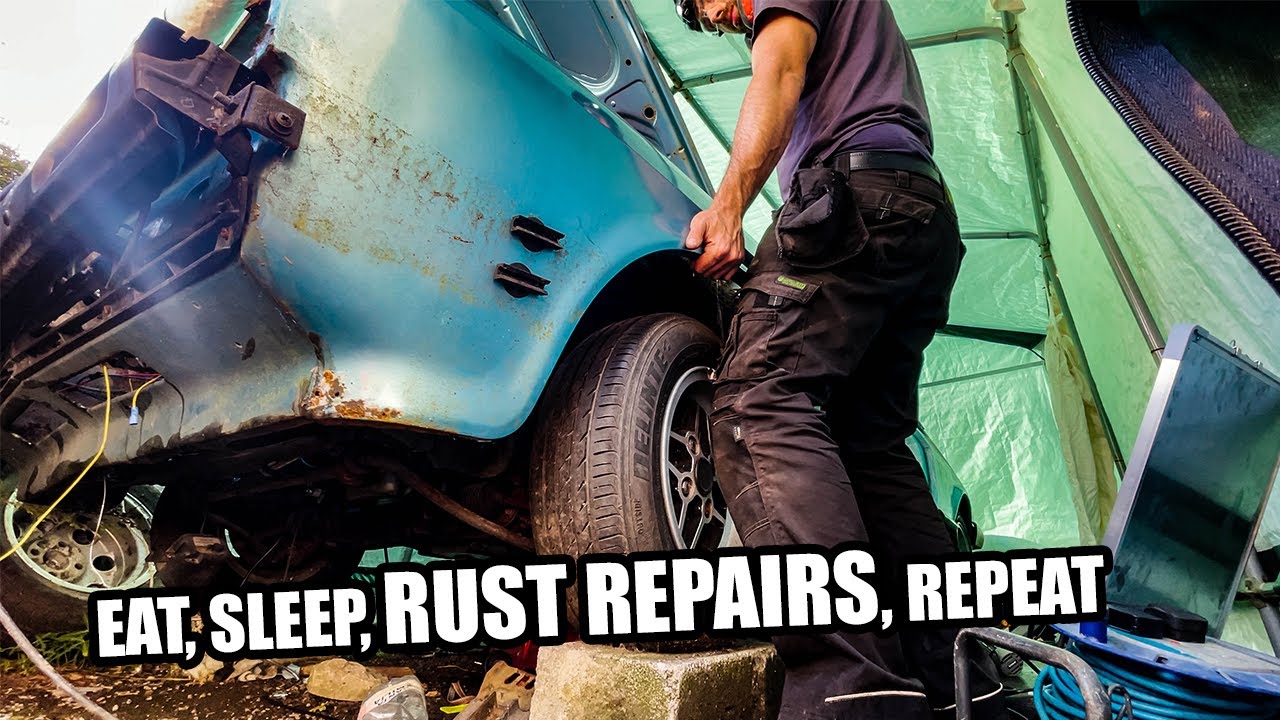 EVEN more RUST repairs!! for ST170 Ford Capri