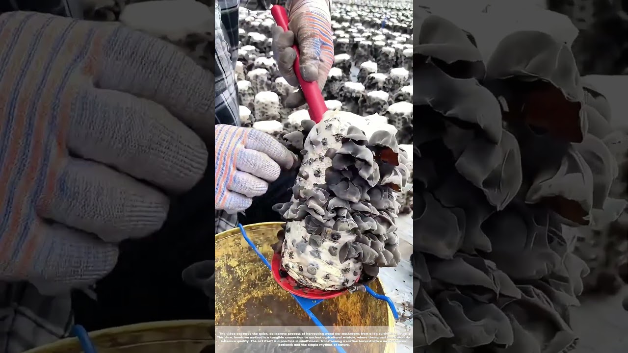 Harvesting Stillness: The Unhurried Art of Gathering Wood Ear Mushrooms