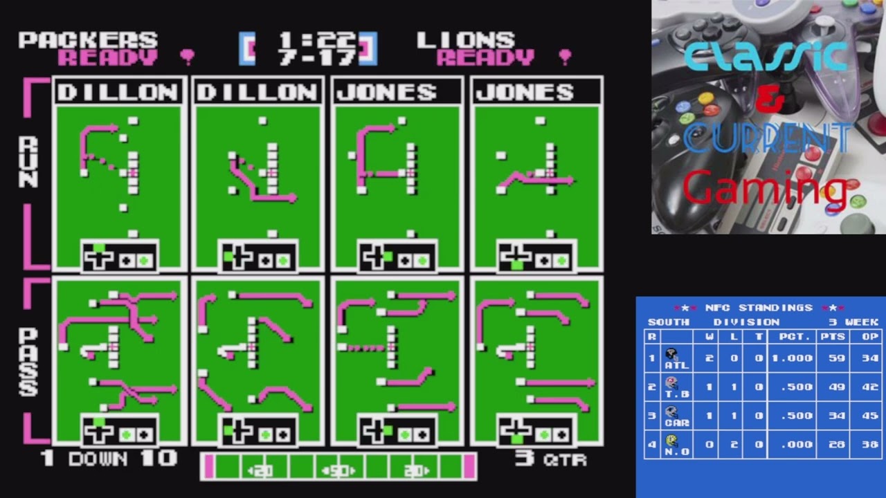 Tecmo Super Bowl 2024 Week 3 Part 1 GB VS DET, JAX VS ATL, BUF VS MIA, CAR VS MIN
