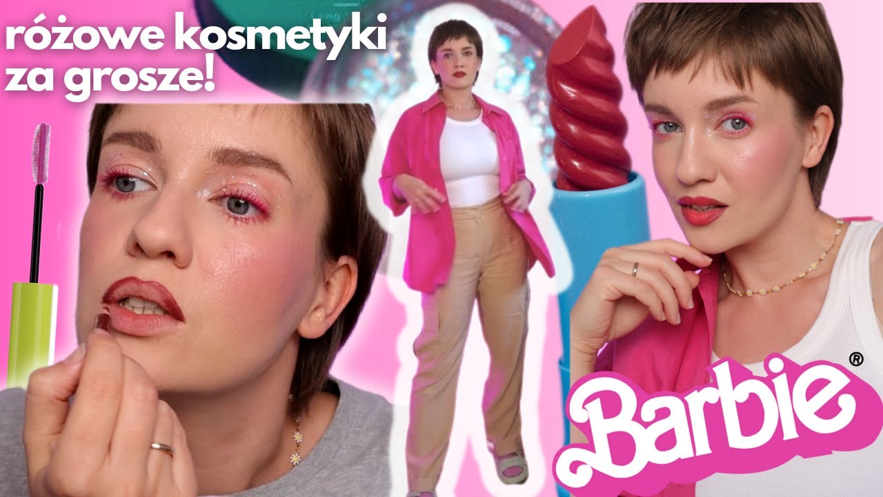 GRWM do kina- bezwysiłkowy MAKIJAŻ W STYLU BARBIE| Jak układam swoje kr&oacute;tkie włosy?