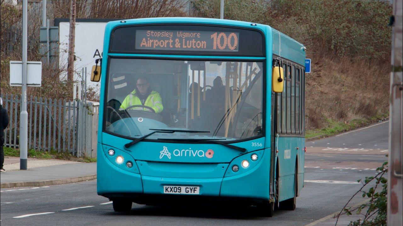 Arriva Bus Route 101@3556/KX09GYF (Luton - Stevenage)