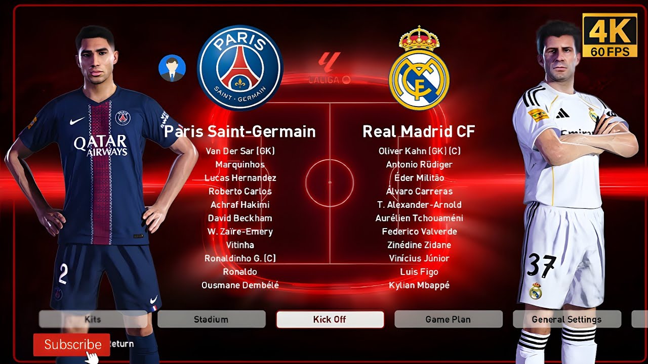 Football Life  2026 on The  Steam Deck | PSG vs Real Madrid CPU Match