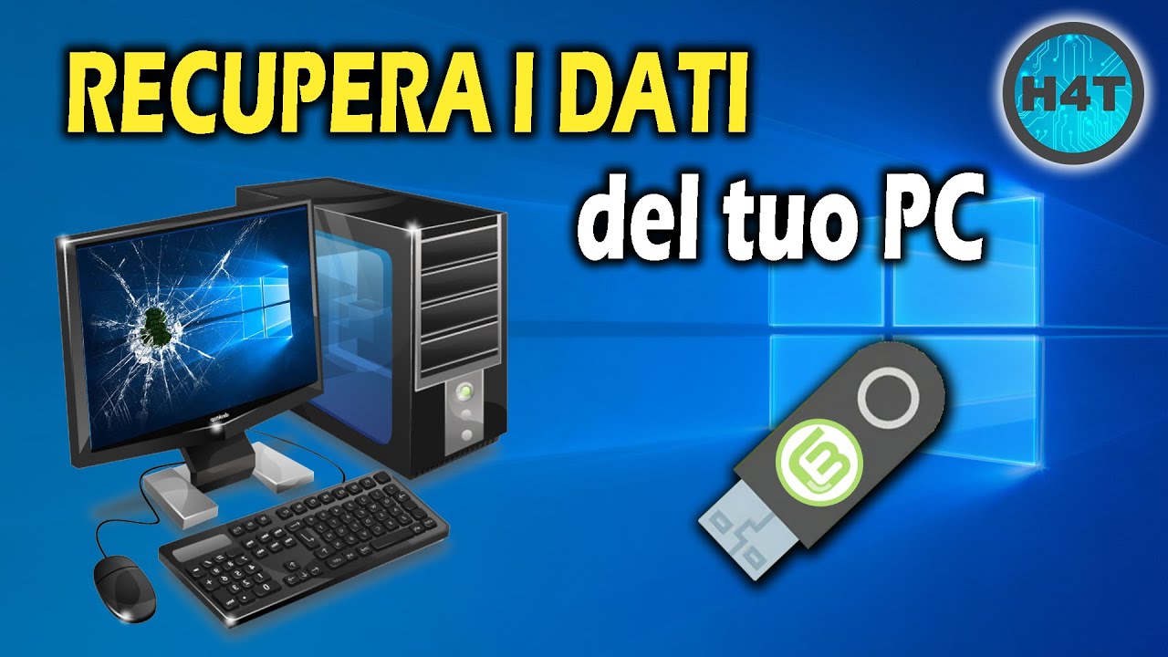 Come Recuperare i Dati da un PC Windows che Non si Avvia. 
