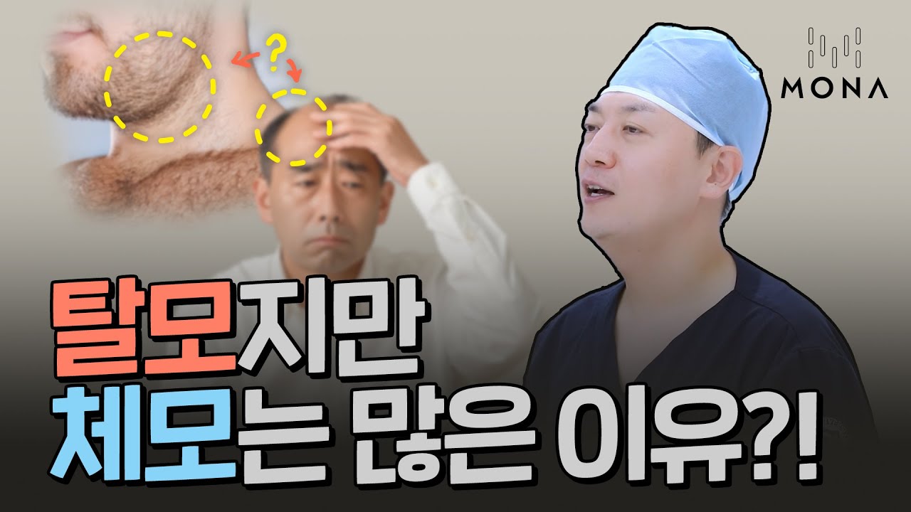 탈모인데 수염이나 가슴털은 왜 많을까요??