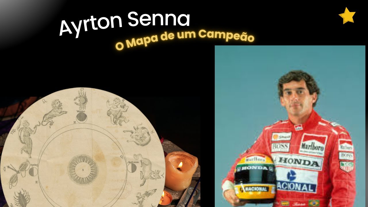 ✨🏁 O que o Mapa Astral revela sobre Ayrton Senna? 🏁✨ O mapa de um campeão