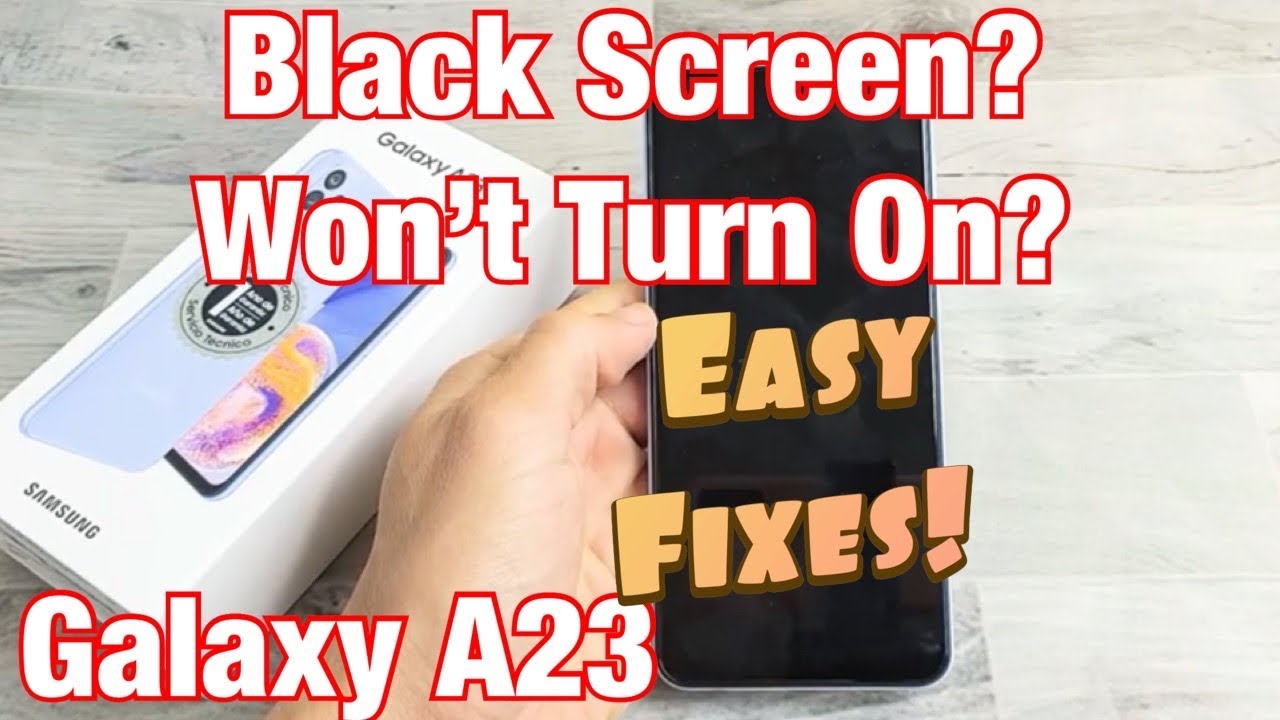 Galaxy A23: чёрный экран, не включается? Простые решения!