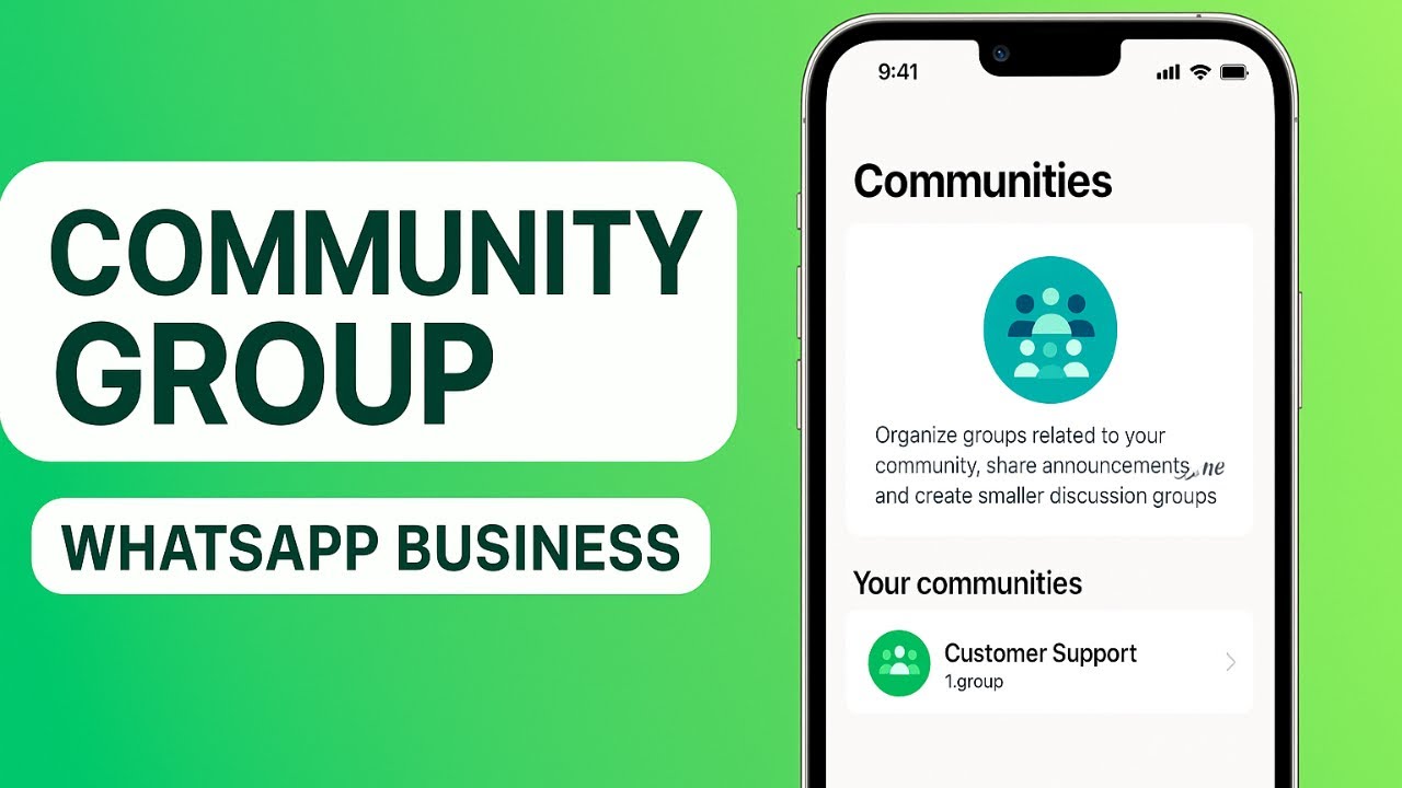 Как создать группу сообщества в WhatsApp BUSINESS (2025)
