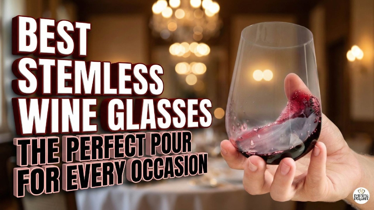 Best Stemless Wine Glasses Reviewed | Dining Delights & Home Bar Essentials