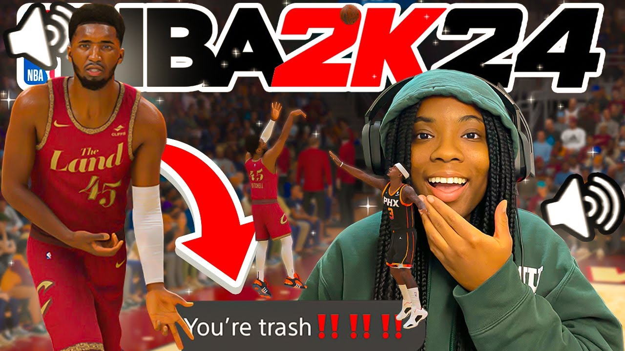 ДОНОВАН МИТЧЕЛЛ УНИЧТОЖИЛ ЭТОГО ТОКСИЧНОГО ТРЭШ-БОЛТУНА В NBA 2K24!