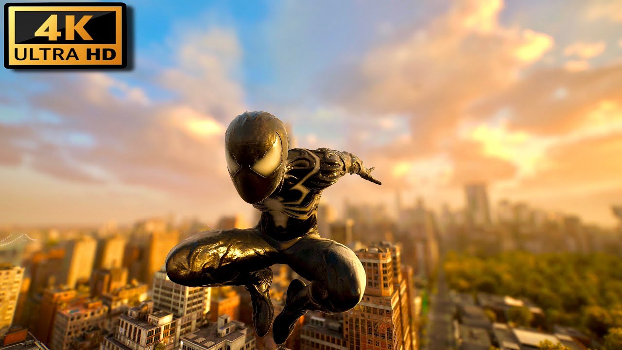 [PS5] SYMBIOTE SUIT FREE ROAM-Marvel's Spider-Man 2 (4K) ULTRA HD