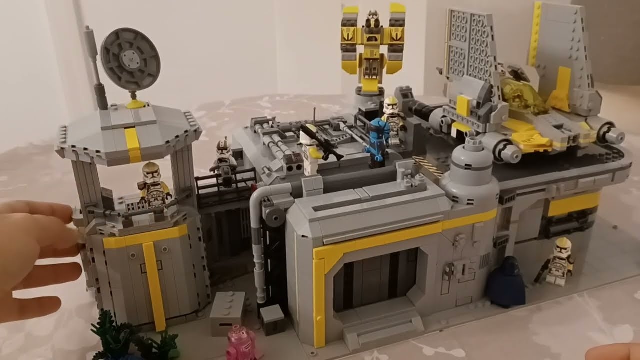 Самодельная база клонов из Lego Star Wars