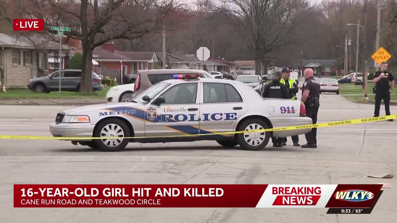 16-year-old girl dies after being hit by three vehicles in Louisville