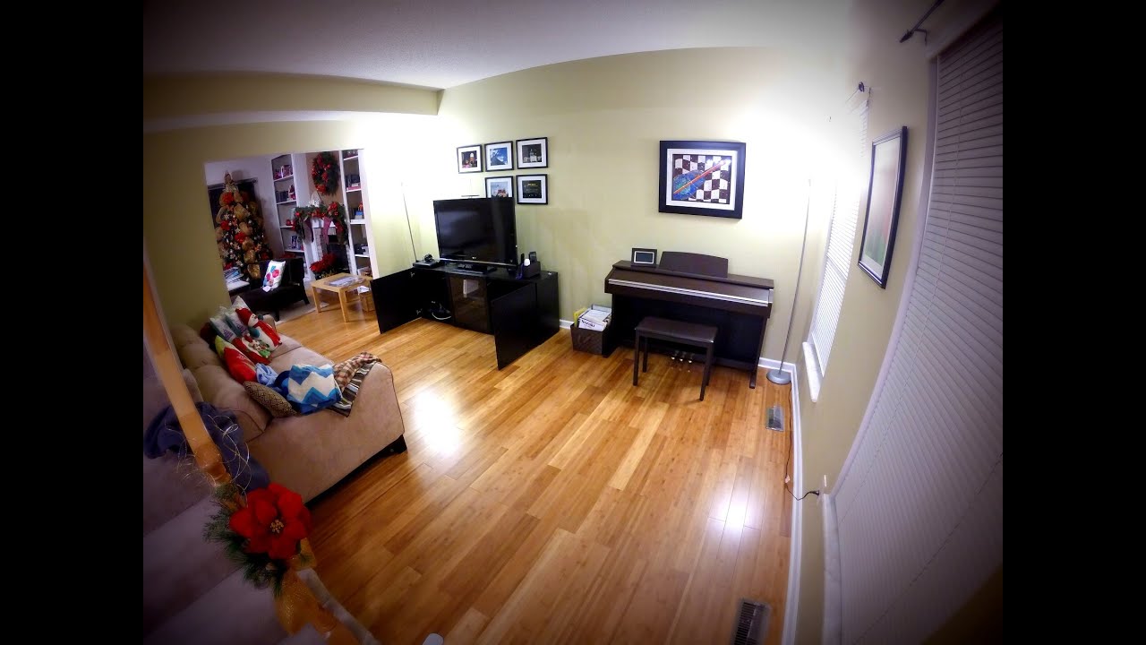 DIY Bamboo hardwood floor installation from start to finish in timelapse