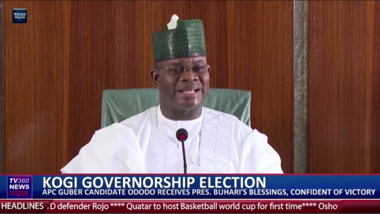 Kogi Governorship Election: APC guber candidate, Usman Ododo, receives Pres. Buhari's blessings