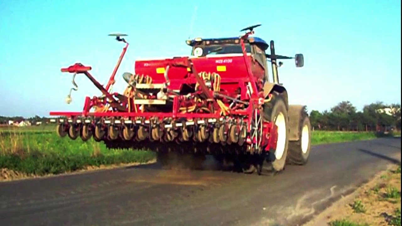 SIEW  ŻYTA OZIMEGO 2018 / NEW HOLLAND TM 175 / KONGSKILDE NCS 4130