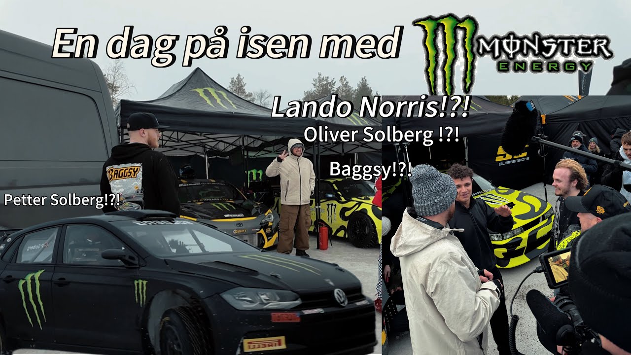 En dag på isen med Lando Norris & Oliver Solberg ?!?!