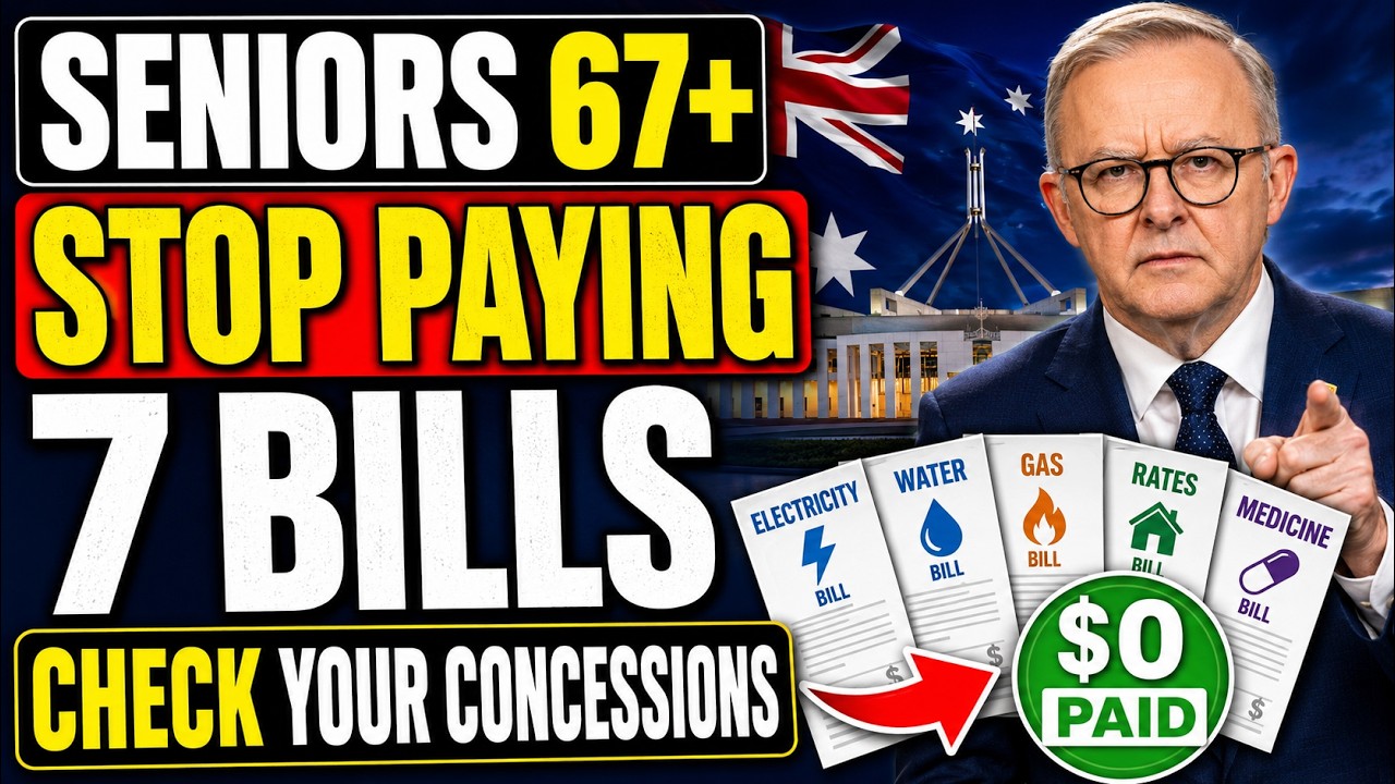 Australian Seniors 67+: Stop Paying These 7 Bills Until You Check Your Concessions