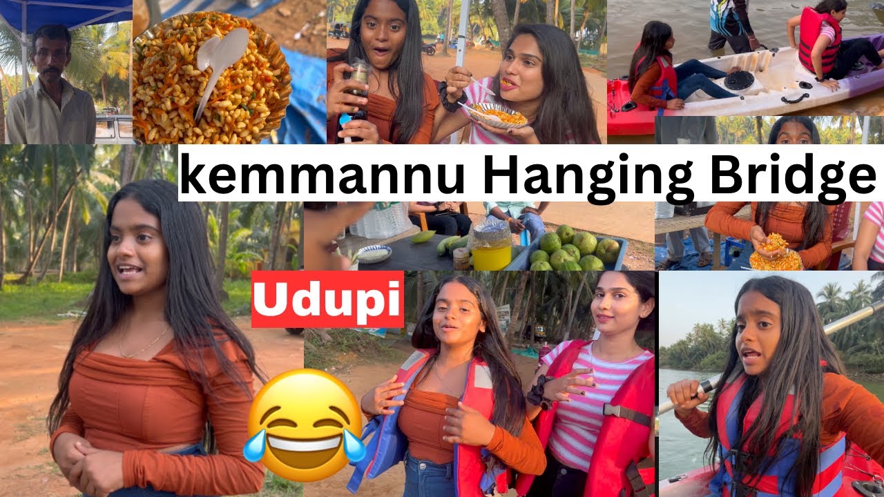 Udupi Kemmannu Hanging Bridge😂Rakshita Tulu Talks|#udupi #hangingbridge #rakshita #tulu #mangalore