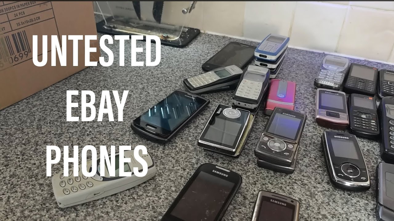 Unboxing an untested eBay phone haul - ASMR