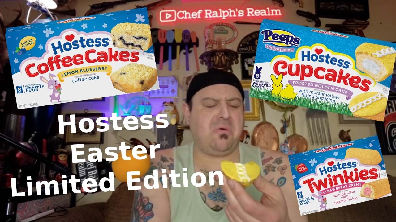 First Looks: Hostess Easter Line! Peeps Cupcake, Strawberry Twinkie, and Lemon Blueberry Coffee Cake
