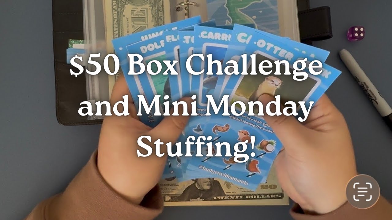 FIRST BOX CHALLENGE COMPLETED! $50 Box Challenge and Mini Monday!