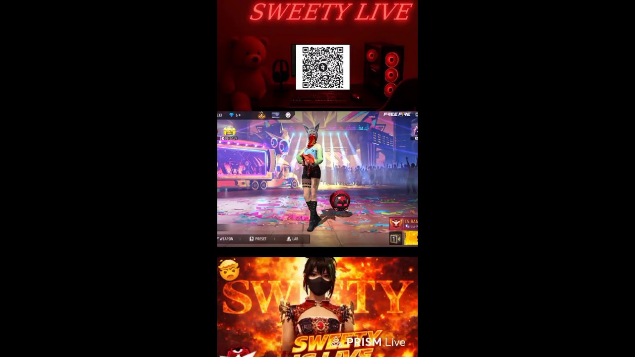 SWEETY LIVE  IS LIVE#FREEFIRE#FREEFIRELIVE